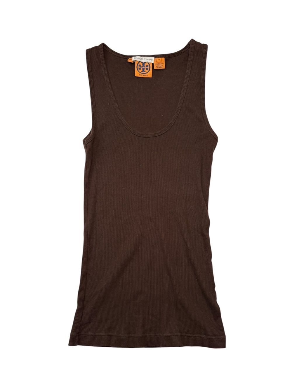 Tory Burch Brown Tank Top Size Medium